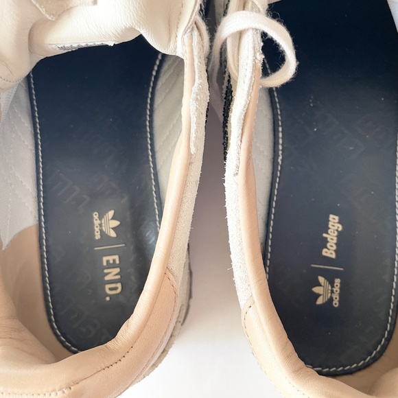 ADIDAS END Bodega White Suede Lowtop Sneakers  Men Size-10.5 - Picture 7 of 8